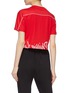 Back View - Click To Enlarge - FILA X 3.1 PHILLIP LIM - Logo print cropped T-shirt