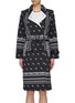 Main View - Click To Enlarge - FILA X 3.1 PHILLIP LIM - Belted logo print trench coat