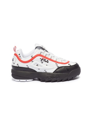 Main View - Click To Enlarge - FILA X 3.1 PHILLIP LIM - 'Disruptor II' logo print colourblock leather chunky sneakers