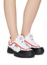 Figure View - Click To Enlarge - FILA X 3.1 PHILLIP LIM - 'Disruptor II' logo print colourblock leather chunky sneakers