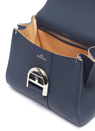Detail View - Click To Enlarge - DELVAUX - 'Brillant Mini Rodéo' leather satchel