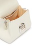 Detail View - Click To Enlarge - DELVAUX - 'Brillant Mini Metal Glam' leather satchel