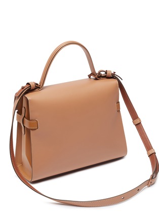 Detail View - Click To Enlarge - DELVAUX - 'Tempête MM' colourblock leather satchel