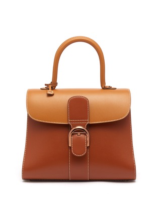 Main View - Click To Enlarge - DELVAUX - 'Brillant MM' colourblock leather satchel