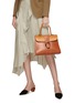 Figure View - Click To Enlarge - DELVAUX - 'Brillant MM' colourblock leather satchel