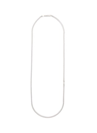 Main View - Click To Enlarge - SASKIA DIEZ - 'Identity' silver lasso necklace