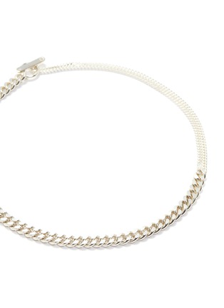 Detail View - Click To Enlarge - SASKIA DIEZ - 'Grand' chain sterling silver necklace