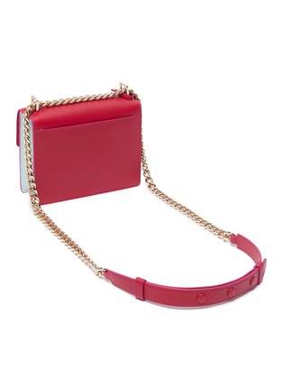 Detail View - Click To Enlarge - DELVAUX - 'Madame Mini' chain colourblock leather crossbody bag