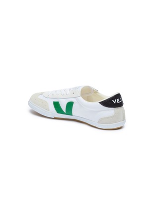  - VEJA - 'Volley' suede panel organic canvas sneakers