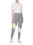 Figure View - Click To Enlarge - CALVIN KLEIN PERFORMANCE - Colourblock panel sweatpants