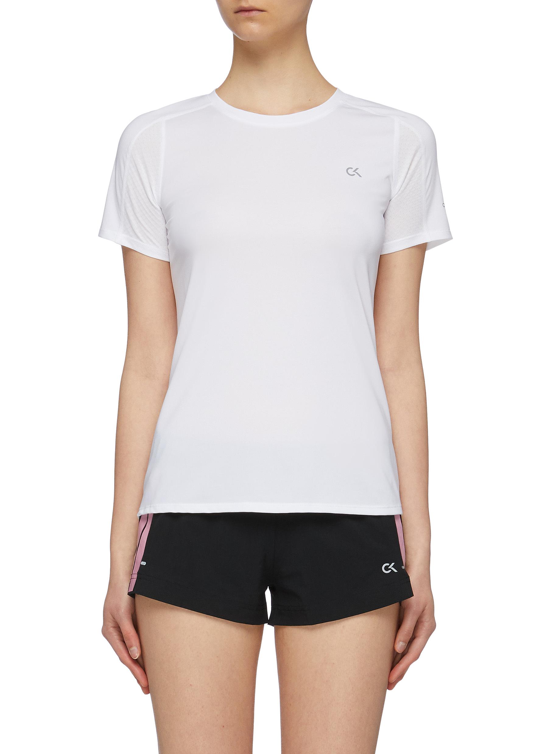 Mesh back performance T-shirt by Calvin Klein Performance