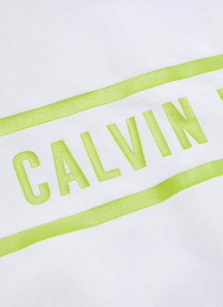  - CALVIN KLEIN PERFORMANCE - Logo back hooded windbreaker jacket