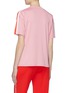 Back View - Click To Enlarge - CALVIN KLEIN PERFORMANCE - Stripe sleeve T-shirt