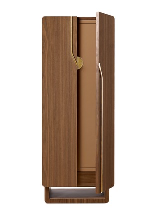 Detail View - Click To Enlarge - AGRESTI - Acro Walnut Armoire With Safe