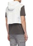 Back View - Click To Enlarge - HELIOT EMIL - Reflective trim cropped vest