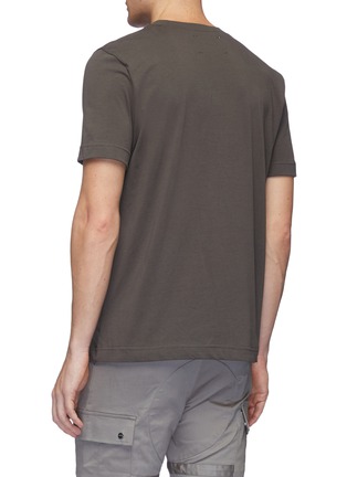Back View - Click To Enlarge - HELIOT EMIL - Key PVC pocket T-shirt