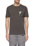 Main View - Click To Enlarge - HELIOT EMIL - Key PVC pocket T-shirt