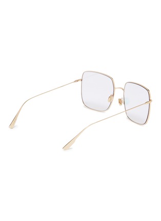 Figure View - Click To Enlarge - DIOR - 'Dior Stellaire' mirror metal oversized square sunglasses