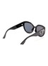 Figure View - Click To Enlarge - DIOR - Logo acetate geometric print butterfly frame sunglasses