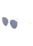 Main View - Click To Enlarge - DIOR - 'Dior Stellaire 4' metal oversized geometric frame sunglasses