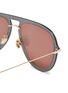Detail View - Click To Enlarge - DIOR - 'Dior Ultime' rimless mirror colourblock aviator sunglasses