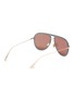 Figure View - Click To Enlarge - DIOR - 'Dior Ultime' rimless mirror colourblock aviator sunglasses