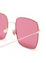 Detail View - Click To Enlarge - DIOR - 'Dior Stellaire' metal oversized square sunglasses