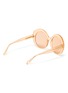 Figure View - Click To Enlarge - LINDA FARROW - Acetate oversized round sunglasses
