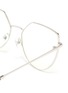 Detail View - Click To Enlarge - SPEKTRE - 'Off Shore' metal angular frame optical glasses