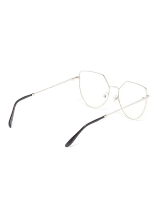 Figure View - Click To Enlarge - SPEKTRE - 'Off Shore' metal angular frame optical glasses
