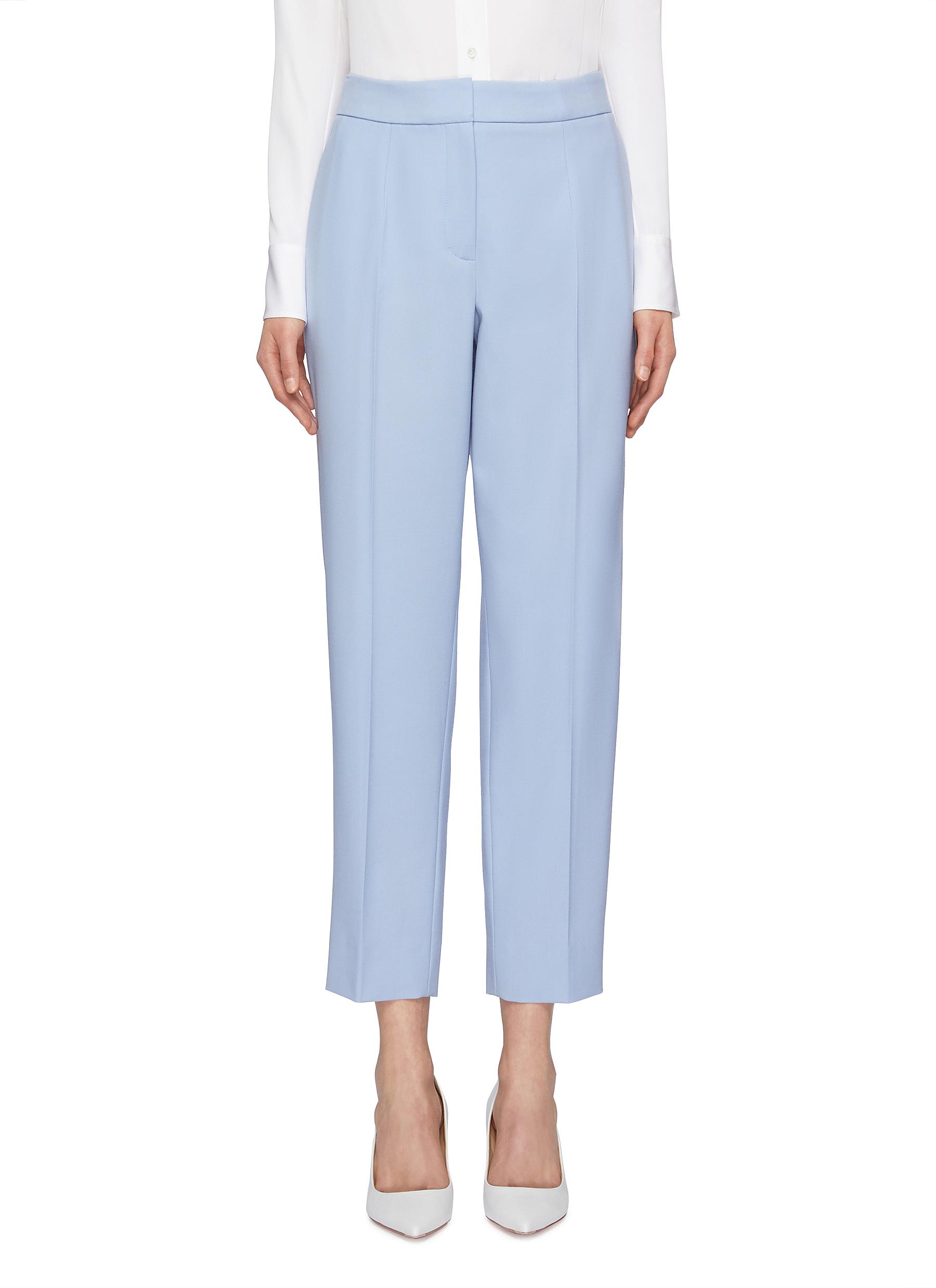 OSCAR DE LA RENTA | Wool gabardine pants | Women | Lane Crawford