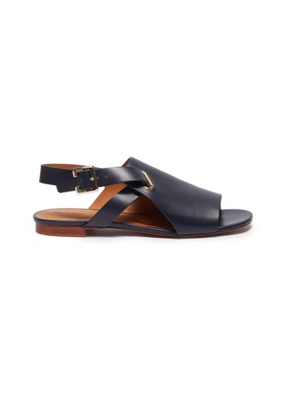Main View - Click To Enlarge - CLERGERIE - 'Ada' ankle strap cutout leather sandals