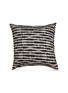 Main View - Click To Enlarge - MIKMAX - Tie-dye stripe cotton jersey cushion – Ocean