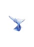  - LALIQUE - Two Swallows small sculpture – Sapphire Blue
