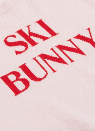 - FRAME - 'Ski Bunny' slogan intarsia wool-cashmere sweater