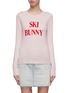 Main View - Click To Enlarge - FRAME - 'Ski Bunny' slogan intarsia wool-cashmere sweater