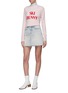 Figure View - Click To Enlarge - FRAME - 'Ski Bunny' slogan intarsia wool-cashmere sweater