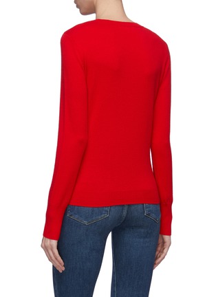 Back View - Click To Enlarge - FRAME - 'Après Ski' slogan intarsia wool-cashmere sweater