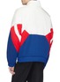 Back View - Click To Enlarge - ALEXANDER WANG - Logo embroidered colourblock half-zip track top