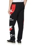 Back View - Click To Enlarge - ALEXANDER WANG - Logo embroidered star print sweatpants