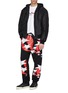 Figure View - Click To Enlarge - ALEXANDER WANG - Logo embroidered star print sweatpants