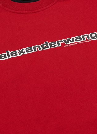  - ALEXANDER WANG - Logo print layered T-shirt