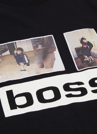  - ALEXANDER WANG - 'Boss' slogan photographic print sweatshirt
