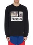 Main View - Click To Enlarge - ALEXANDER WANG - 'Boss' slogan photographic print sweatshirt