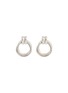 Main View - Click To Enlarge - NUMBERING - Knot small hoop earrings