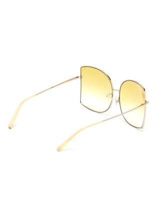 Figure View - Click To Enlarge - MATTHEW WILLIAMSON - Metal oversized D-frame sunglasses