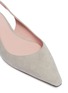 Detail View - Click To Enlarge - PEDDER RED - 'Dalton' strass heel suede slingback skimmer flats