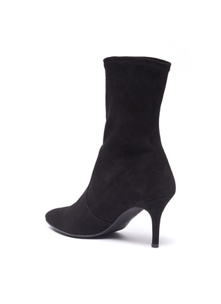  - STUART WEITZMAN - 'Cling' stretch suede ankle boots