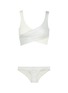 Main View - Click To Enlarge - LISA MARIE FERNANDEZ - 'Marie-Louise' wraparound tie back crepe bikini set
