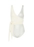 Main View - Click To Enlarge - LISA MARIE FERNANDEZ - 'Dree Louise' colourblock crepe wrap one-piece swimsuit
